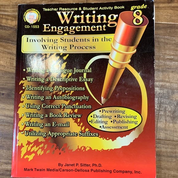Writing Engagement Grade 8 Activity Book - Picture 1 of 8
